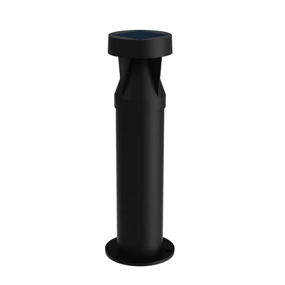 Sokkellamper ^ Philips LED-sokkellampe Avery, sort, IP44