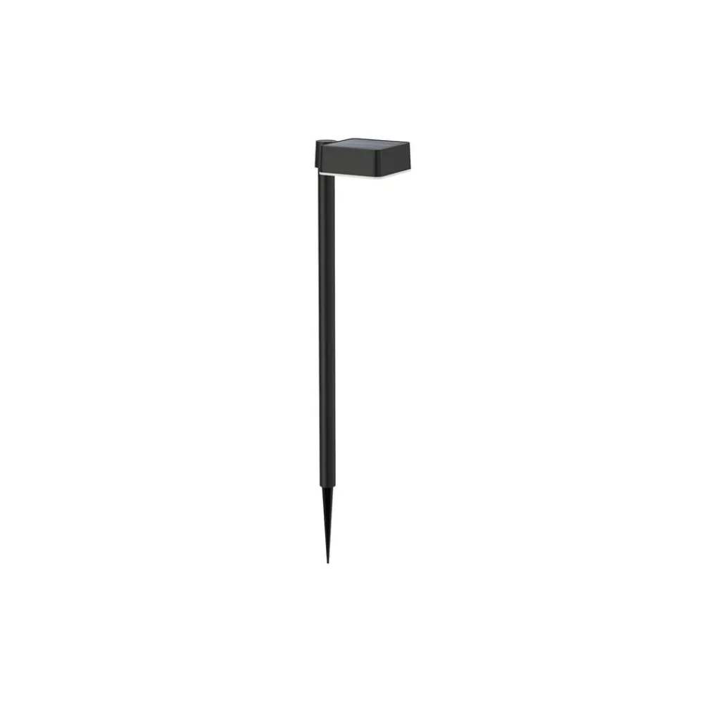 Philips Solcellelamper|Udendørs Spot > LED solcelle jordspydslys Vynce, hoved 10,5 x 10,5 cm