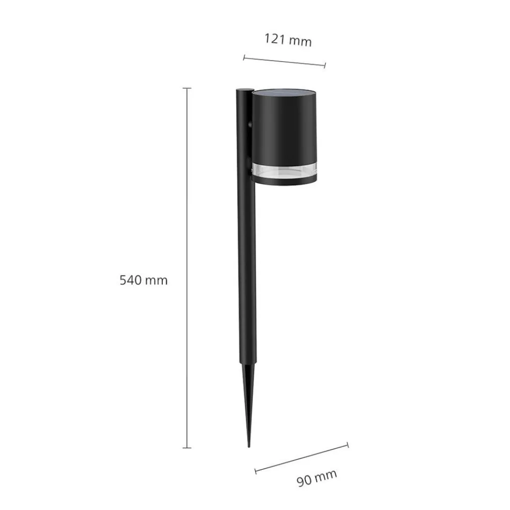 Solcellelamper|Udendørs Spot ^ Philips LED solcelle jordspydslys Fyce