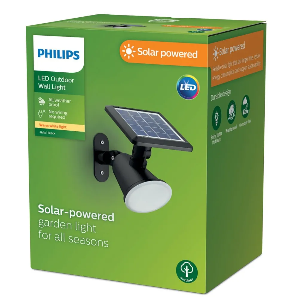 Philips Solcellelamper > LED-solcellelampe til vægmontering Jivix