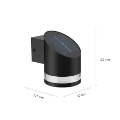 Philips Solcellelamper > LED-solcelle-væglampe Fyve