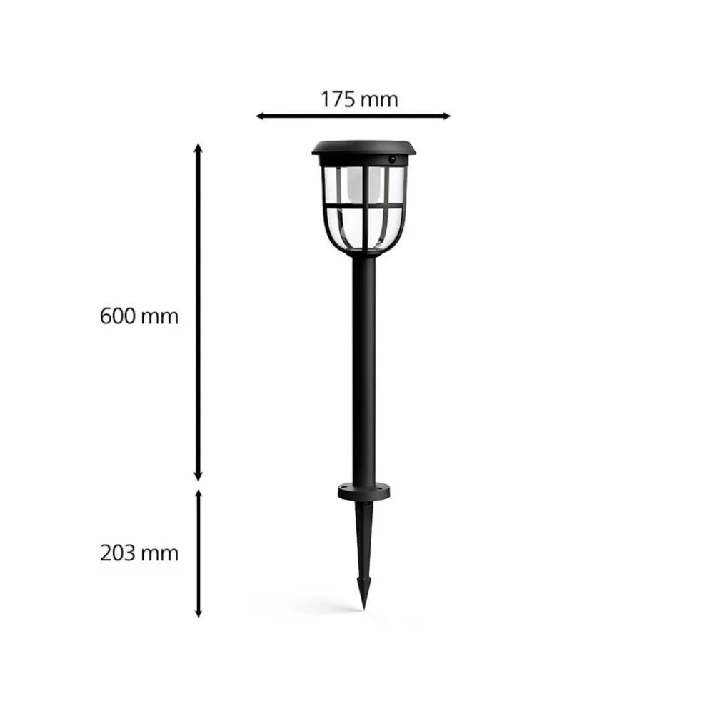 Solcelle Lampe Med Sensor|Solcellelamper ^ Philips LED solstibelysning Radier