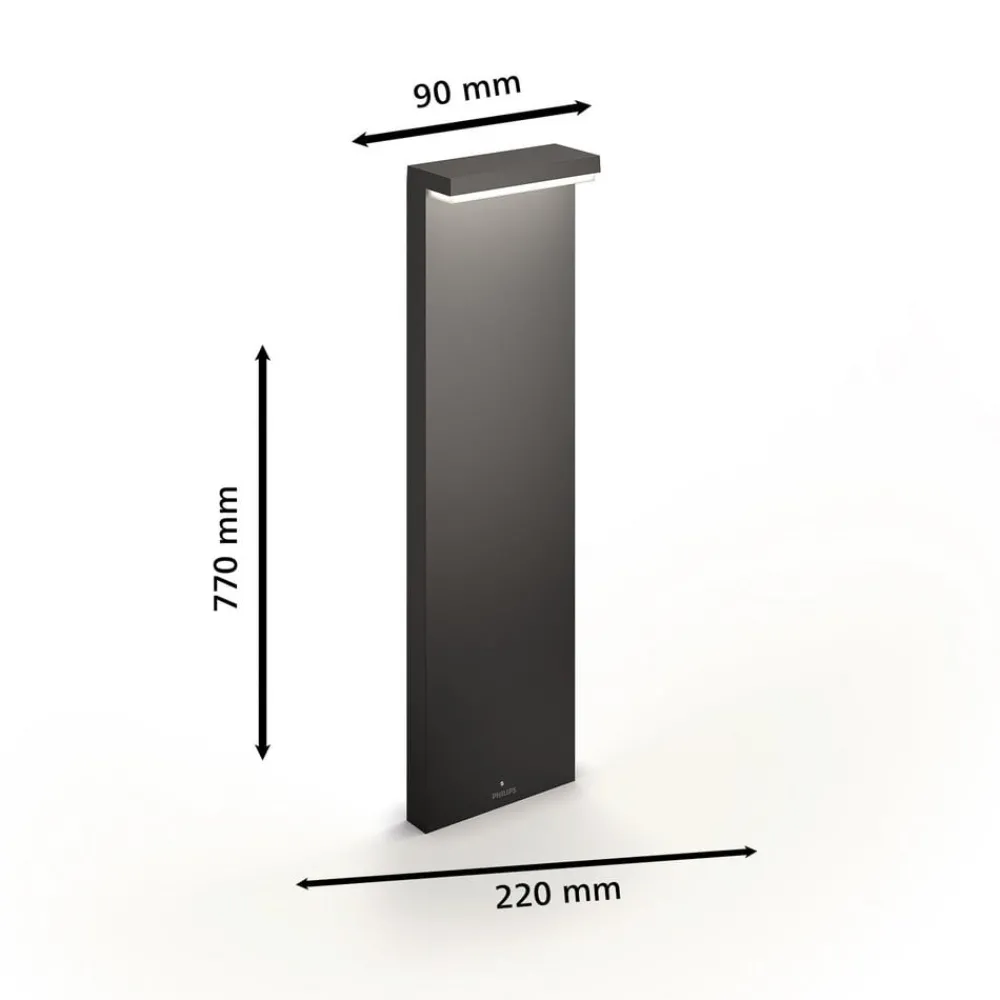 Philips Gadebelysning > LED-stibelysning Bustan UE, 2.700 K