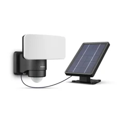 Solcelle Lampe Med Sensor|Solcellelamper ^ Philips LED-udendørs spotlampe Tylus, sort 3.000K sensor