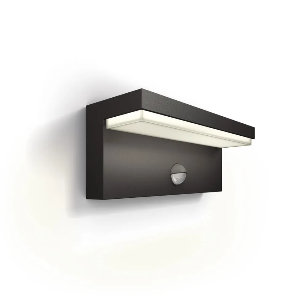 Philips Væglampe Med Sensor|Væglamper > LED udendørs væglampe Bustan UE, sensor, 4.000 K