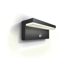 Væglampe Med Sensor|Væglamper ^ Philips LED udendørs væglampe Bustan UE, sensor, 2.700 K