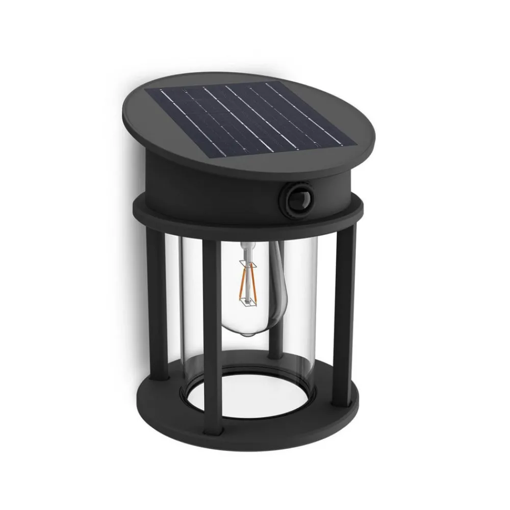 Philips Solcelle Lampe Med Sensor|Væglampe Med Sensor > LED-udendørs væglampe Geri UE Sensor, rund, IP44
