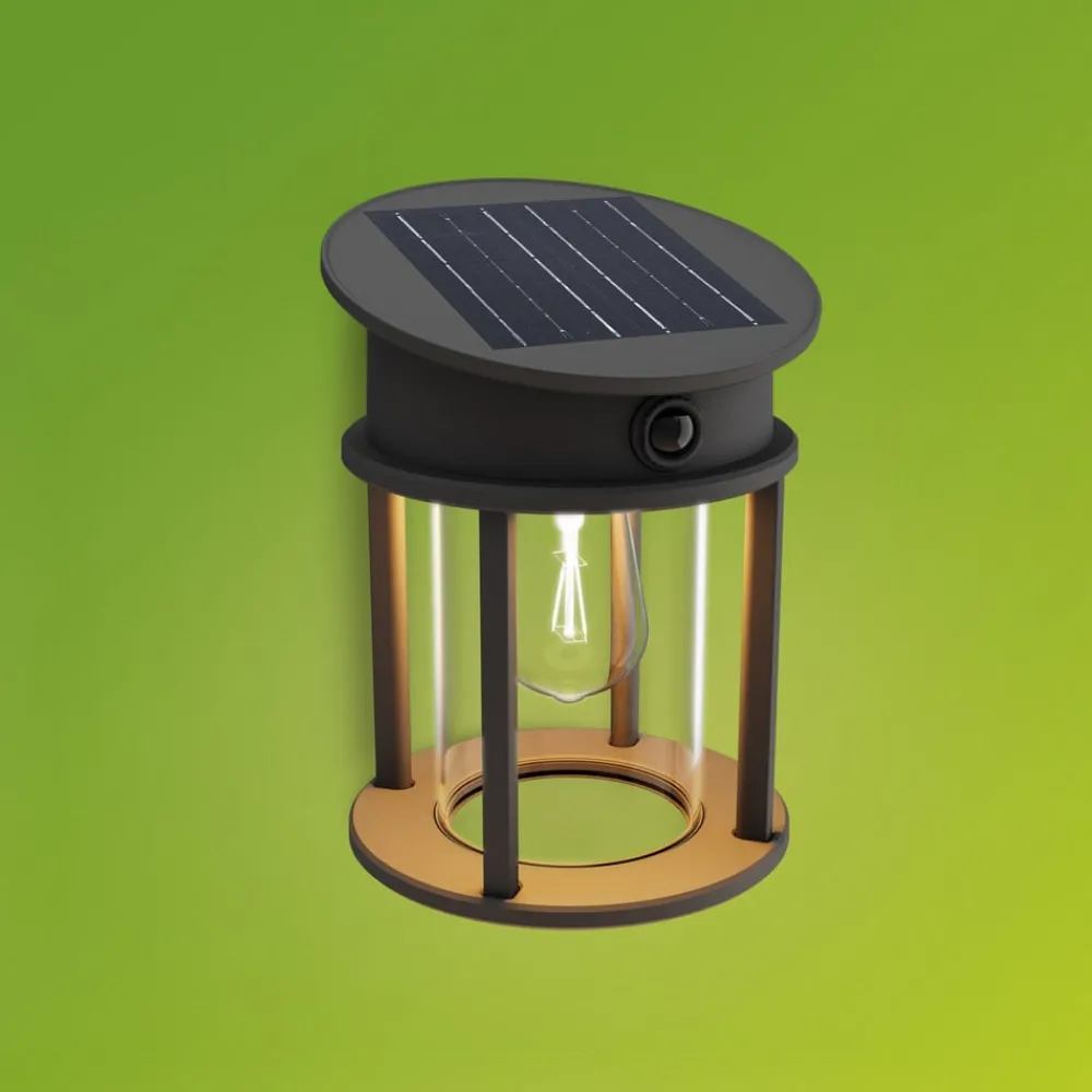 Philips Solcelle Lampe Med Sensor|Væglampe Med Sensor > LED-udendørs væglampe Geri UE Sensor, rund, IP44