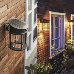 Philips Solcelle Lampe Med Sensor|Væglampe Med Sensor > LED-udendørs væglampe Geri UE Sensor, rund, IP44
