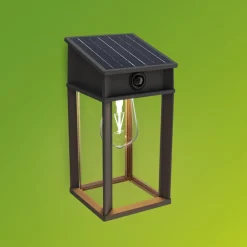 Philips Solcelle Lampe Med Sensor > LED-udendørs væglampe Geri UE Sensor, kantet, IP44