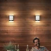 Philips Væglampe Med Sensor > LED udendørs væglampe Python UE, antracit, sensor