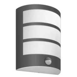 Philips Væglampe Med Sensor > LED udendørs væglampe Python UE, antracit, sensor