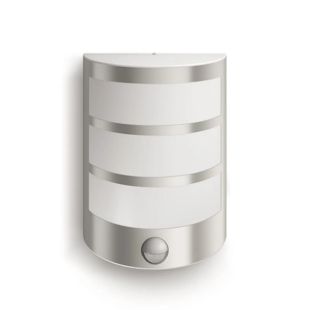 Væglampe Med Sensor ^ Philips LED udendørs væglampe Python UE, grå, sensor