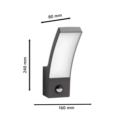 Philips Væglampe Med Sensor > LED udendørs væglampe Splay UE, sensor