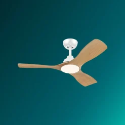 Philips Loftventilatorer > LED-ventilator Olas, Ø 106 cm, brun/hvid, støjsvag