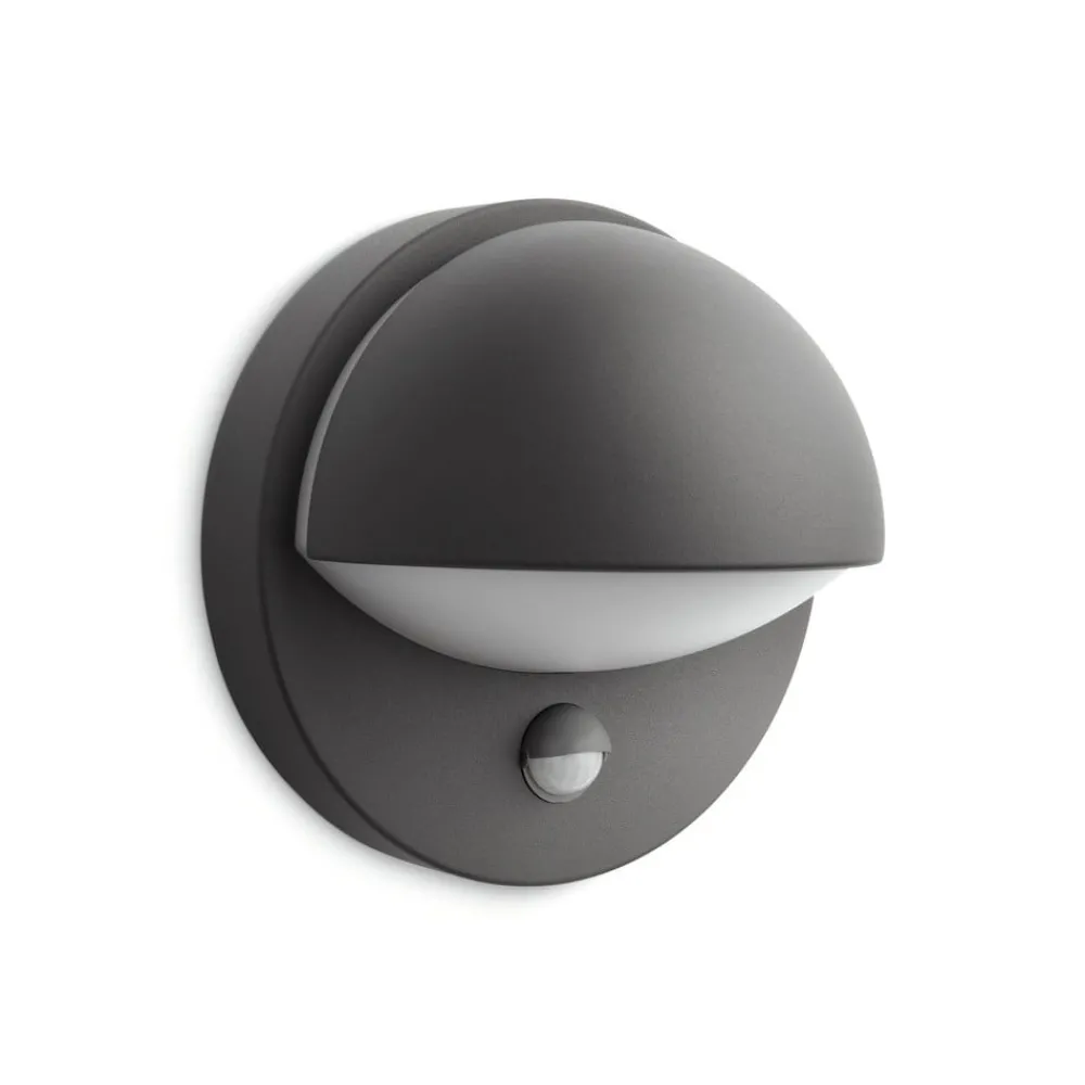 Philips Væglampe Med Sensor|Væglamper > myGarden June væglampe med sensor, antracitgrå