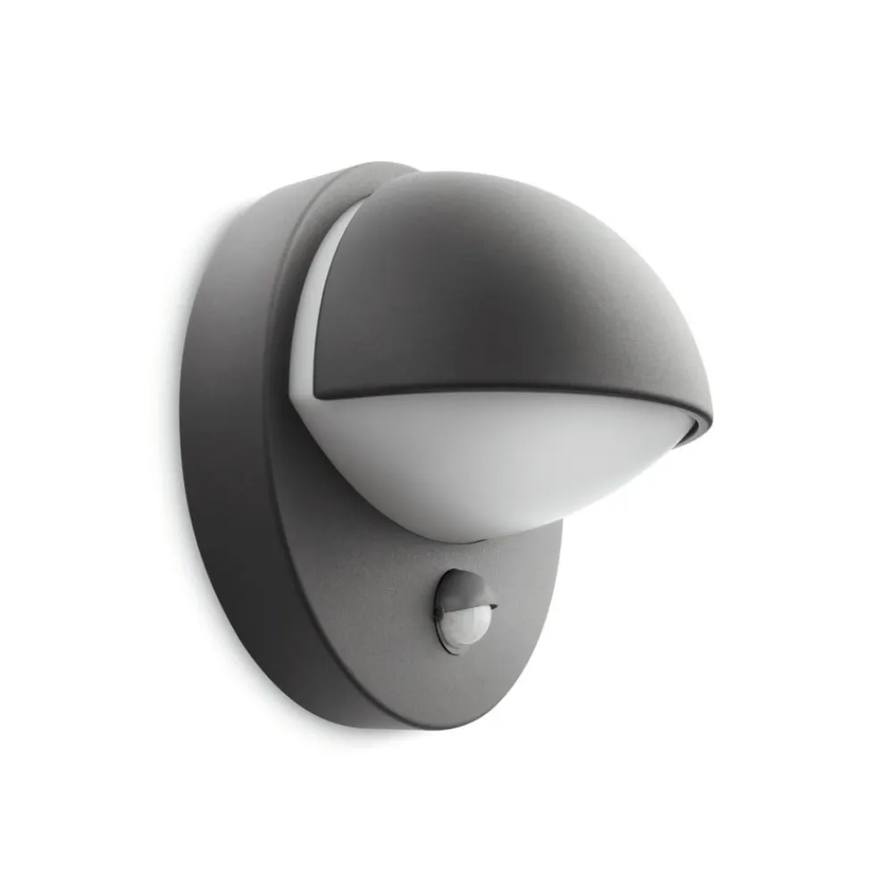 Philips Væglampe Med Sensor|Væglamper > myGarden June væglampe med sensor, antracitgrå