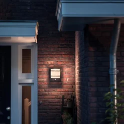 Væglampe Med Sensor ^ Philips myGarden Petronia LED-væglampe, sensor