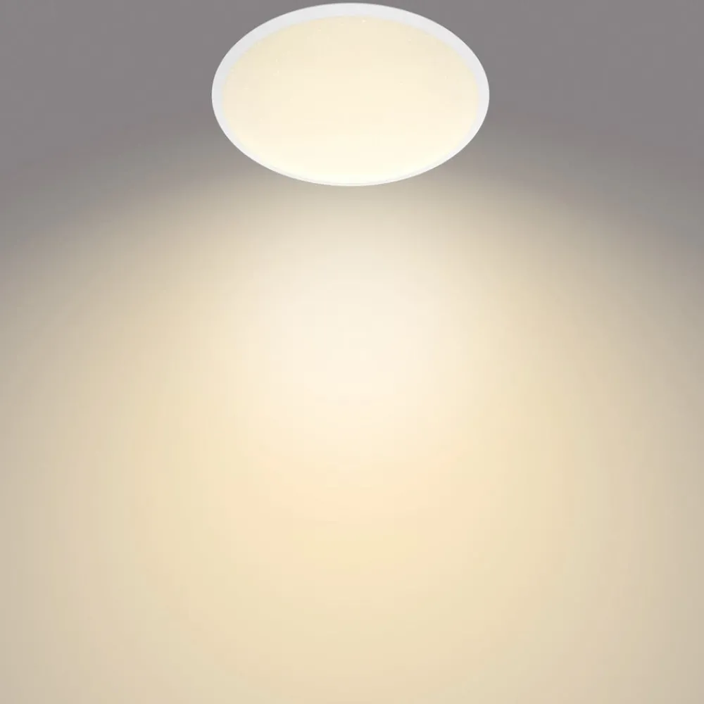 Loftlamper ^ Philips myLiving Cavanal LED-lampe 2700K hvid IP44