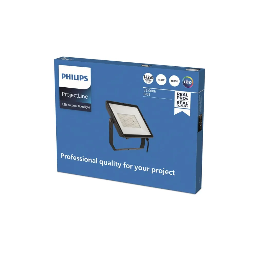 Udendørs Spot ^ Philips ProjectLine udendørs LED-spot 4.000K 150W