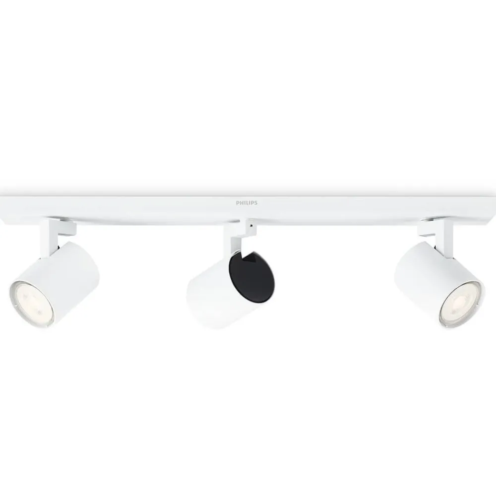 Loftlamper|Loftlamper ^ Philips Runner LED-loftspot hvid 3 lyskilder