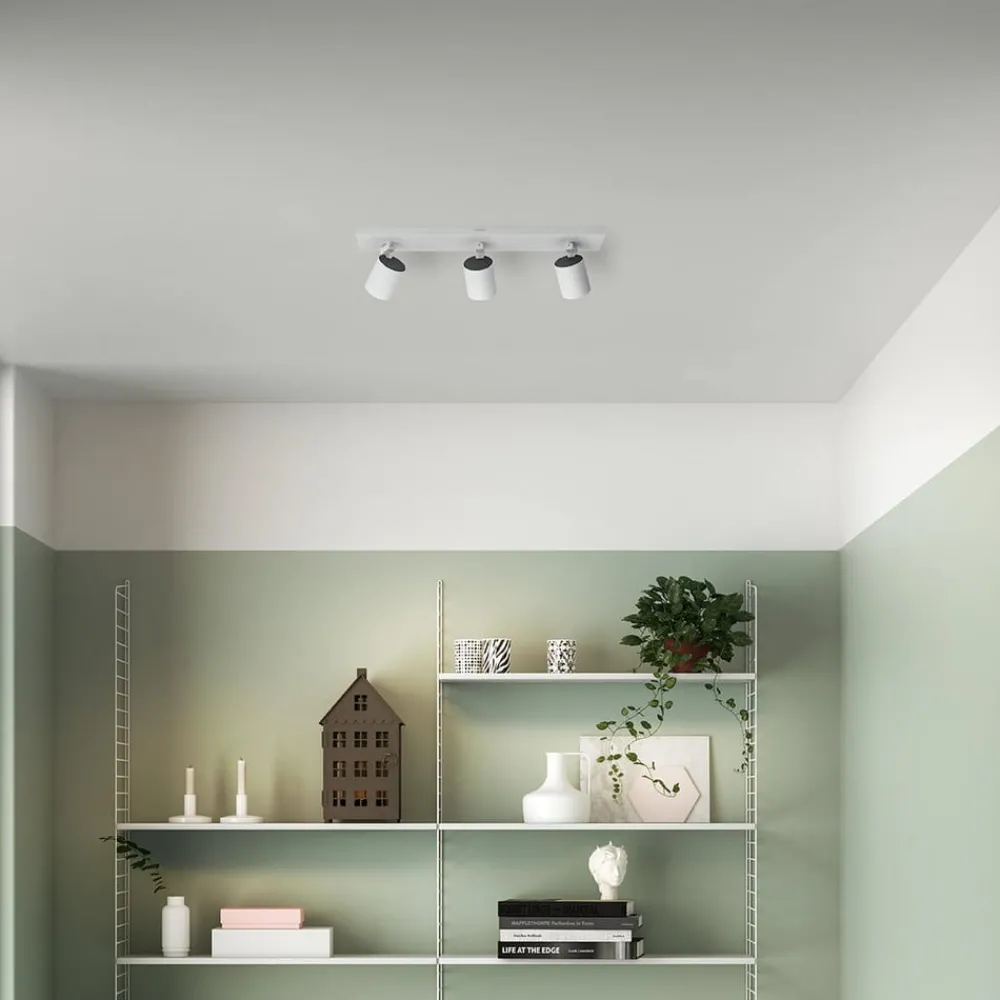 Loftlamper|Loftlamper ^ Philips Runner LED-loftspot hvid 3 lyskilder