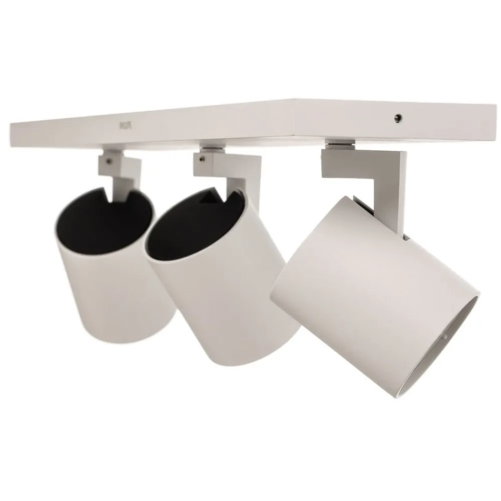 Loftlamper|Loftlamper ^ Philips Runner LED-loftspot hvid 3 lyskilder