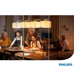 Dæmpbar Led-Pære|Filament Pære ^ Philips SceneSwitch E14 LED-stearinlys 4,3 W glødetråd