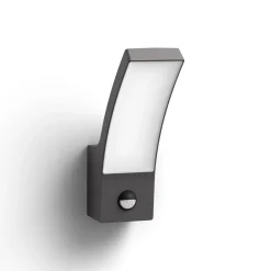 Philips Væglampe Med Sensor > Splay LED-lampe antracit, sensor, 4.000 K