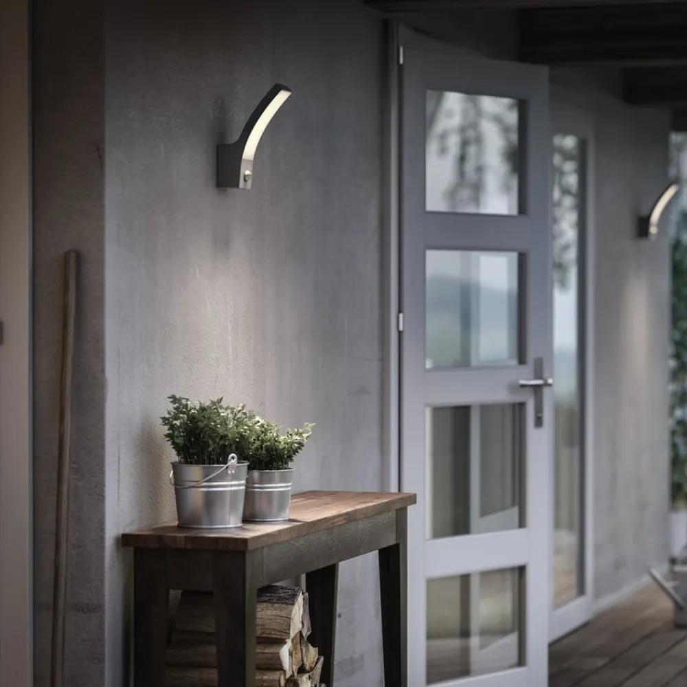 Philips Væglampe Med Sensor > Splay LED-lampe antracit, sensor, 4.000 K