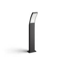 Gadebelysning ^ Philips Splay LED-vejlampe, 60 cm, 4.000 K, antracit, IP44
