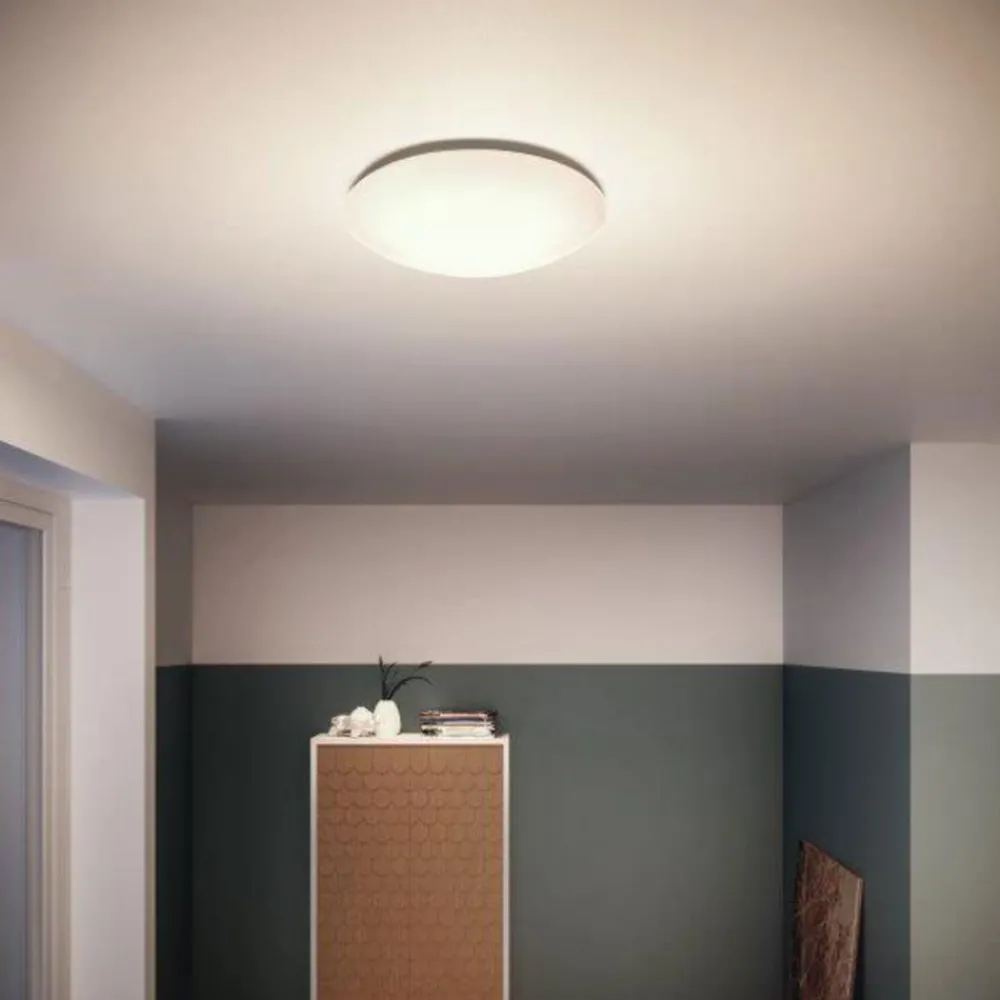 Philips Væglamper|Væglamper > Suede - rund LED-væglampe, Ø 28 cm