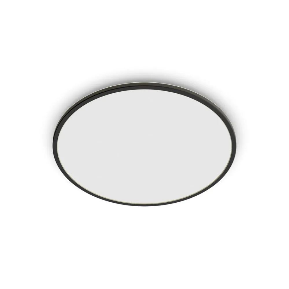 Philips Udendørs Loftlamper > SuperSlim LED IP54 Ø 25cm 4.000K sort