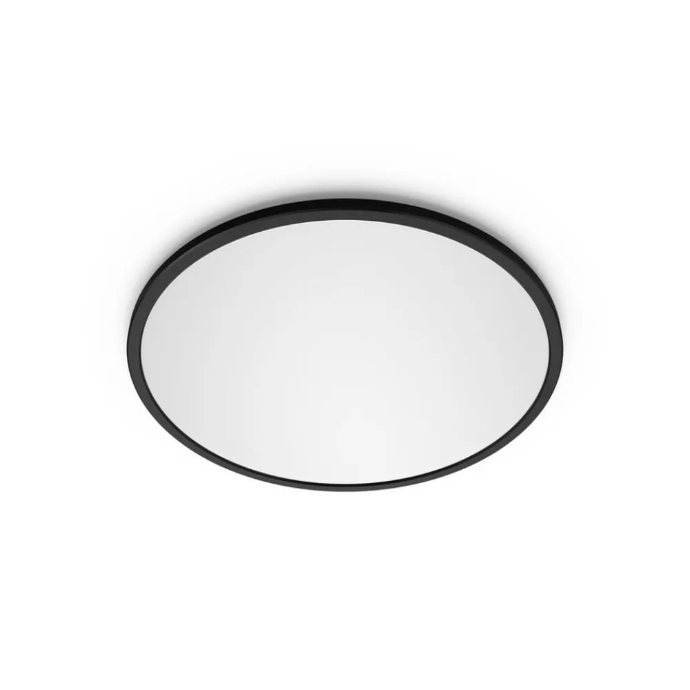 Philips Arbejdsrum/Kontor|Loftlamper > SuperSlim loftlampe 2.700K Ø42cm sort