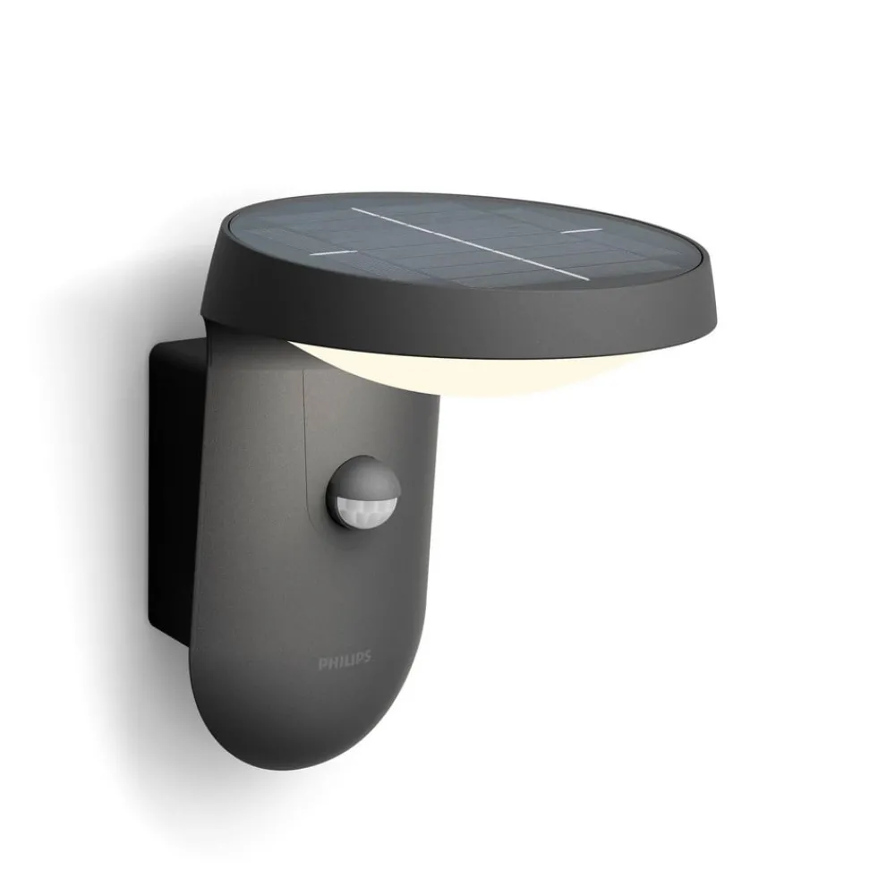 Solcelle Lampe Med Sensor|Væglampe Med Sensor ^ Philips Tyla A-Label væglampe, solcelle, sensor