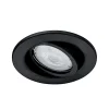 Terrassebelysning|Udendørs Loftlamper ^ Philips udendørs indbygningslampe Fresco, sort, stål, GU10