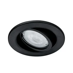 Terrassebelysning|Udendørs Loftlamper ^ Philips udendørs indbygningslampe Fresco, sort, stål, GU10