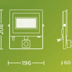 Udendørs Spot ^ Philips udendørs LED-spot Lois UE Sensor, 24 W, 3.000 K IP65
