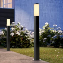 Gadebelysning ^ Philips Utrecht vejlampe E27 antracit