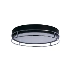 Searchlight Loftlamper > Phoenix loftslampe, Ø 40 cm, sort/krom, IP44