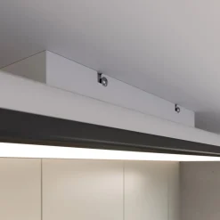 Briloner Loftlamper|Loftlamper > Piatto LED-panel CCT fjernbetjening 100x25 sort
