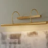 Knapstein Arbejdsrum/Kontor|Væglamper > PICTURE lang gallerilampe poleret messing