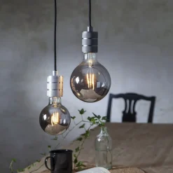 STAR TRADING Filament Pære|Led Pærer > Plain Smoke E27 LED-globepære 1,8 W 2.100K Ø 125mm