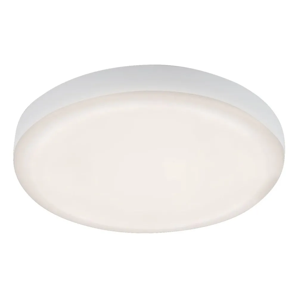 Briloner Loftlamper|Indbygningsspots > Plat LED-indbygningsspot, hvid, Ø 10 cm, 4.000K