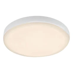 Briloner Loftlamper|Indbygningsspots > Plat LED-indbygningsspot, hvid, Ø 10 cm, 3.000K