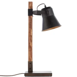 Brilliant Bordlamper > Plow bordlampe, sort/mørkt træ