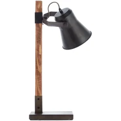 Brilliant Bordlamper > Plow bordlampe, sort/mørkt træ