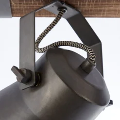 Brilliant Loftlamper|Loftlamper > Plow loftspot, sort/mørkt træ