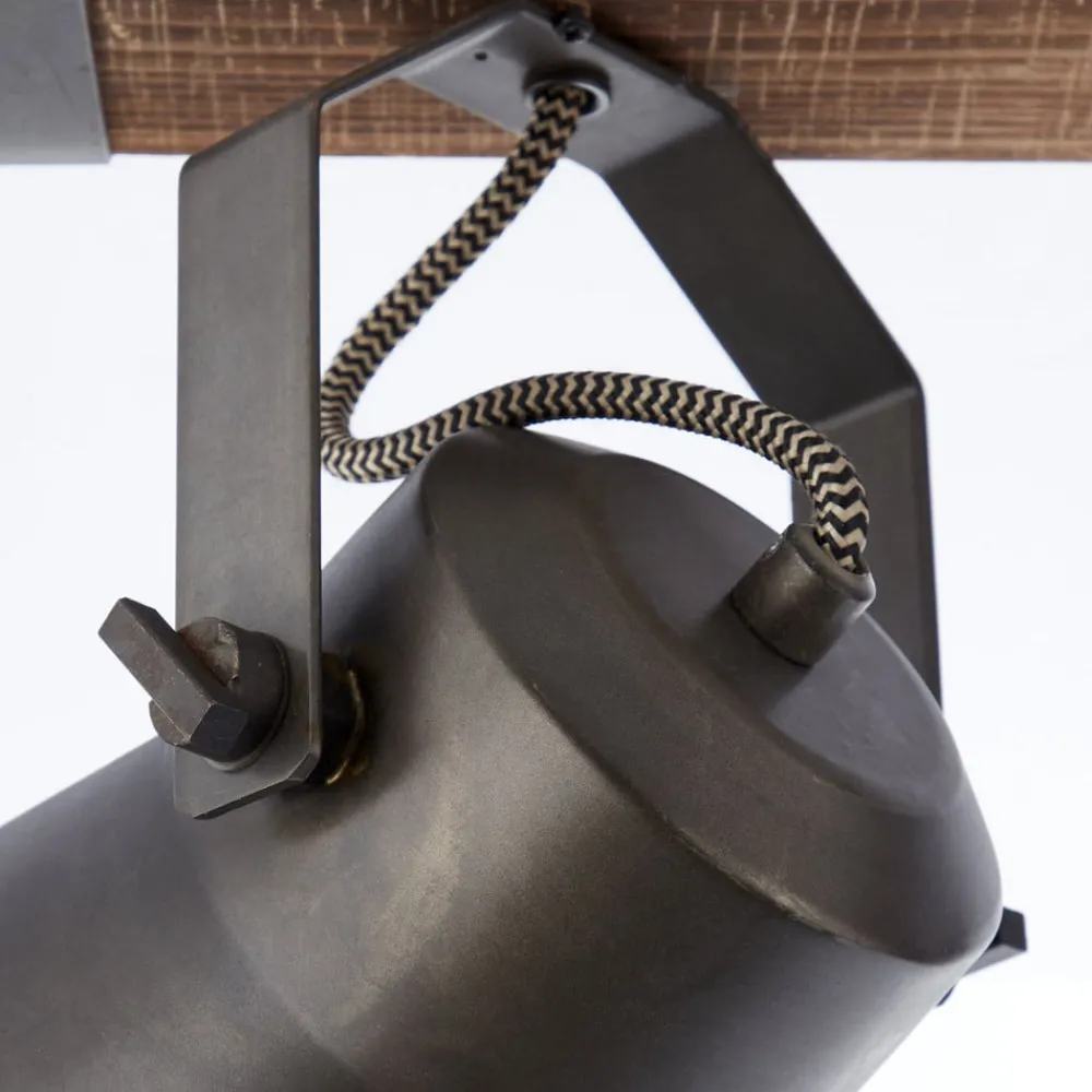 Brilliant Loftlamper|Loftlamper > Plow loftspot, sort/mørkt træ