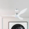 Loftventilatorer ^ FARO BARCELONA Polaris L LED-loftventilator, 3 blade, hvid